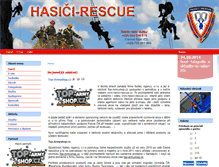 Tablet Screenshot of hasici-rescue.cz